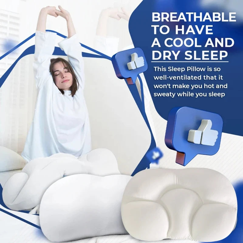 Oreiller TheraRx Egg Sleeper ultra doux et ultra confortable.