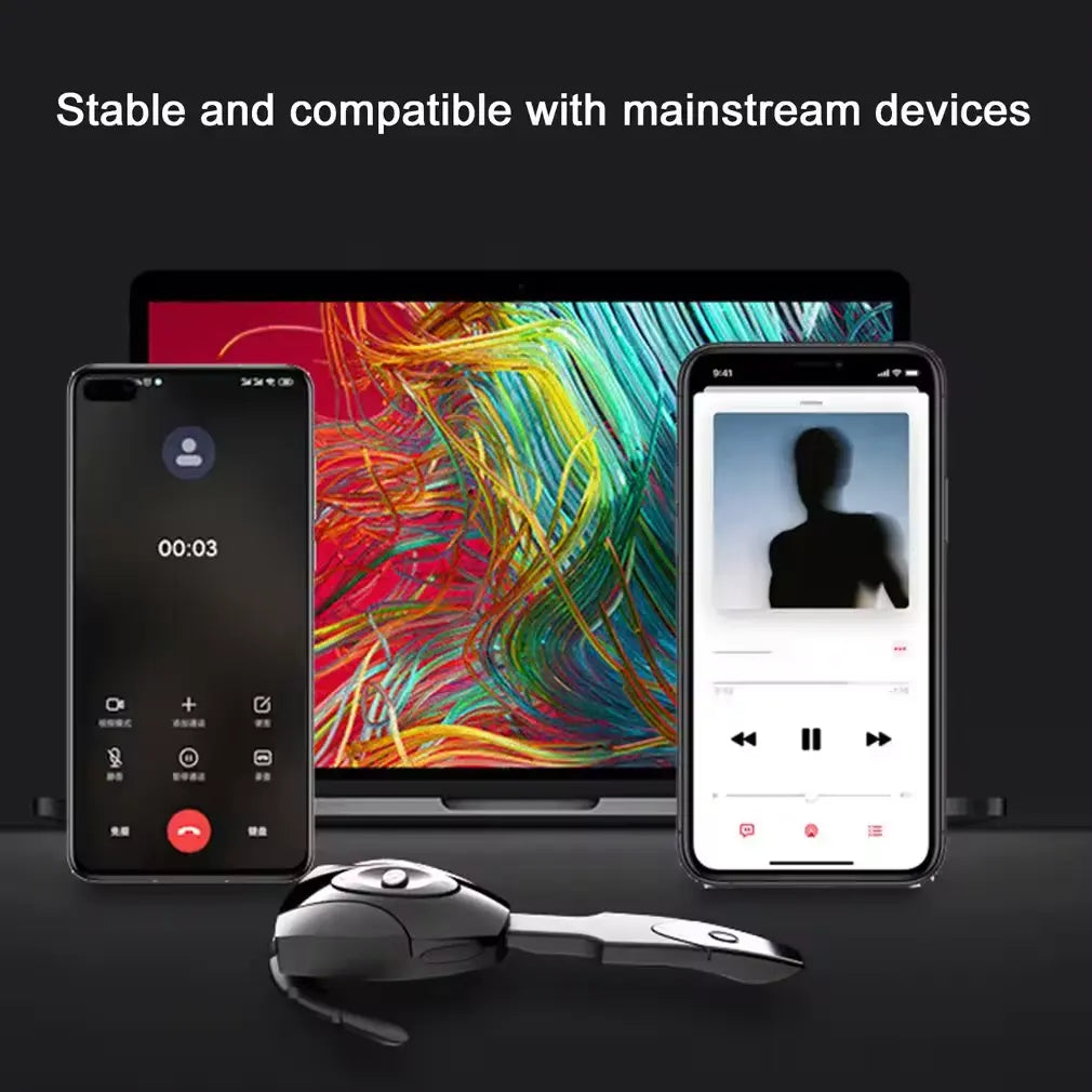 Écouteurs Flexible Sans Fil avec Microphone.