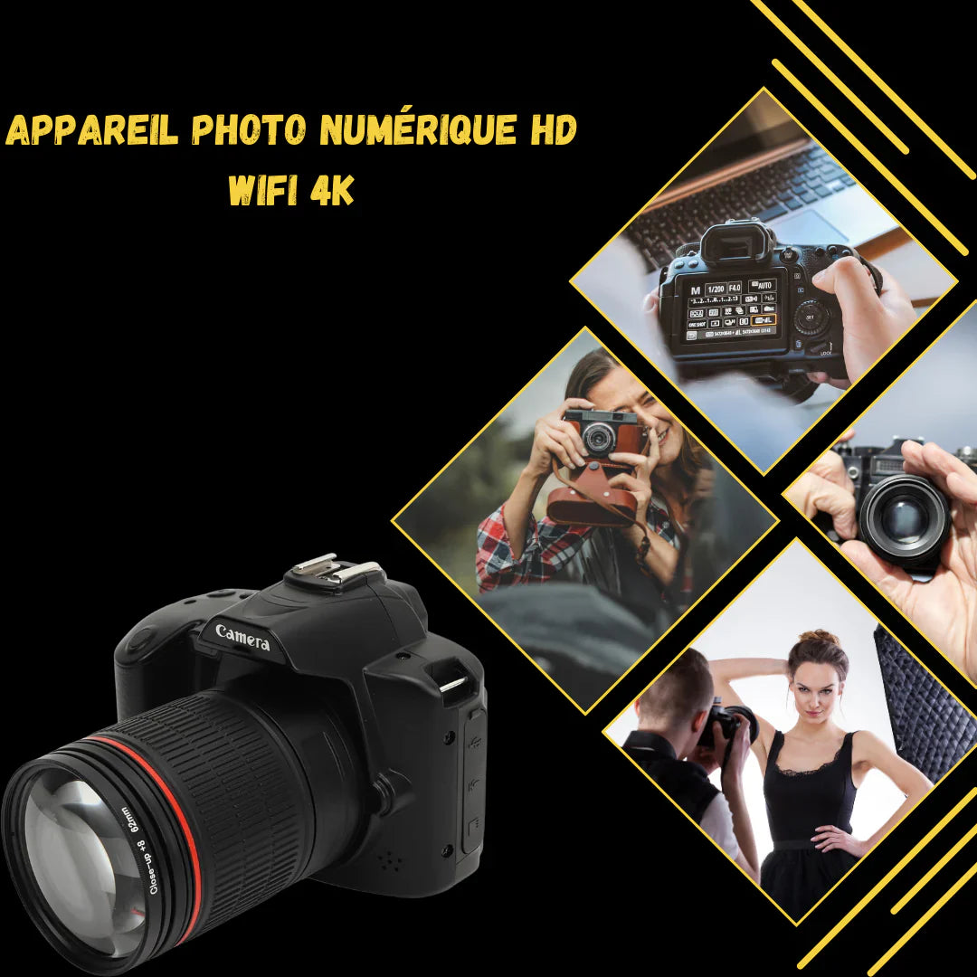 Appareil photo numérique HD WIFI 4K.