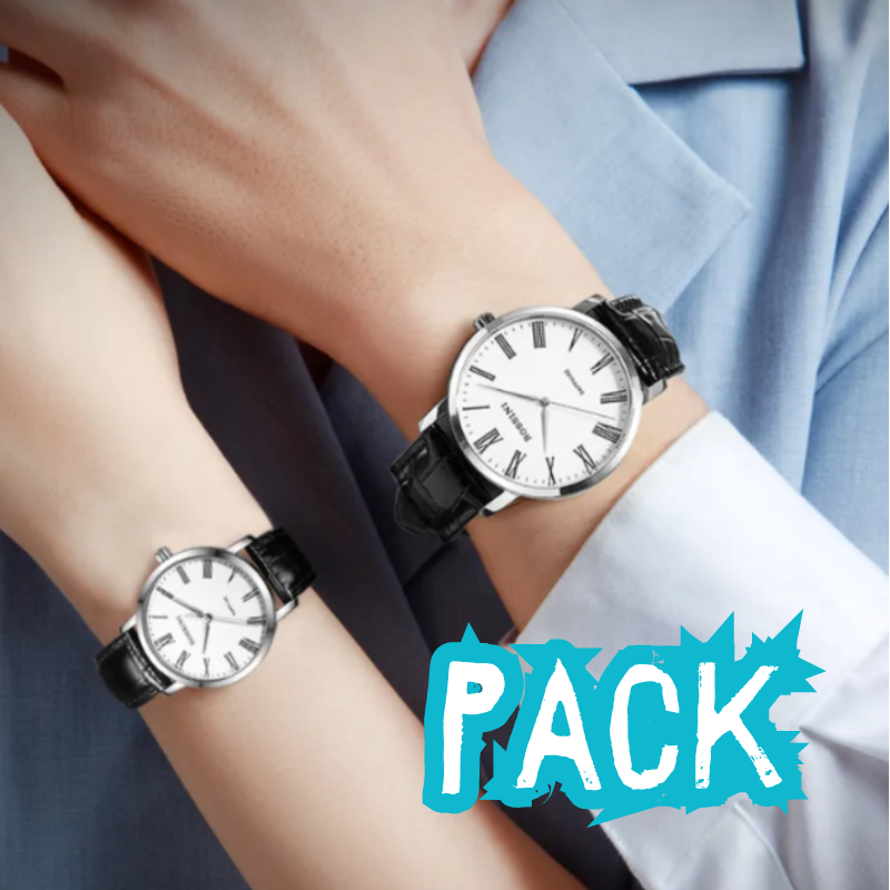 ROSSINI-Pack de 2 montres de couples.
