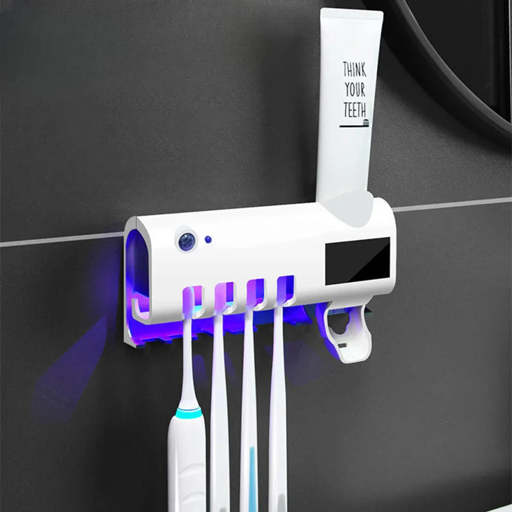 Distributeur de dentifrice - Stérilisateur UV intelligent.