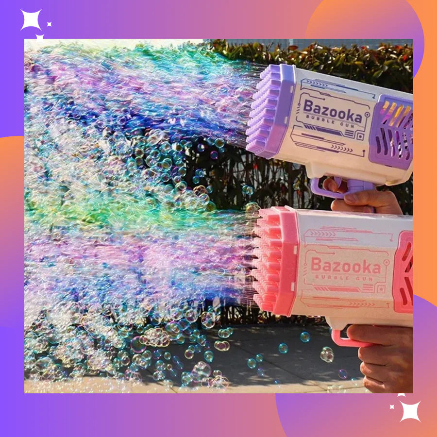 Pistolet à bulles 69 trous