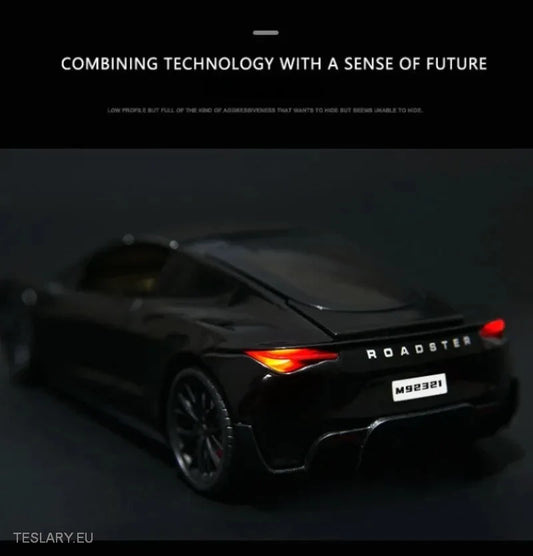 Modèle Tesla roadster à l’échelle 1:24.