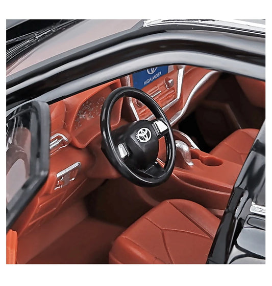 Voiture miniature 1:24 Highlander SUV en alliage.