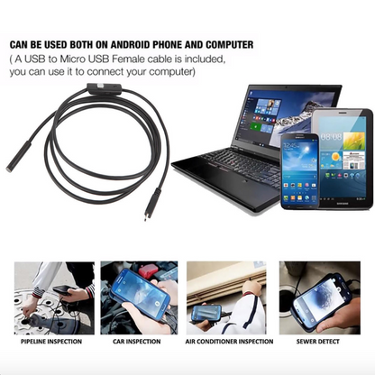 Mini Endoscope Android/PC 2 en 1.