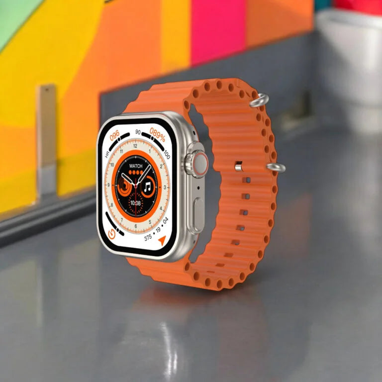 T800 Ultra — Smart Watch à grand écran 1,99" + charge sans fil