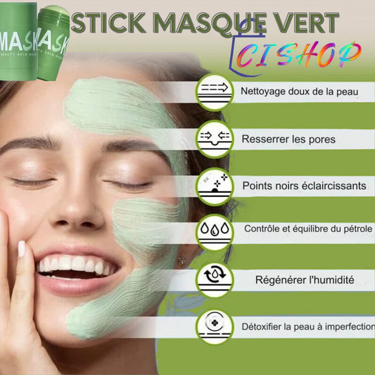 Stick Masque Vert anti-acné