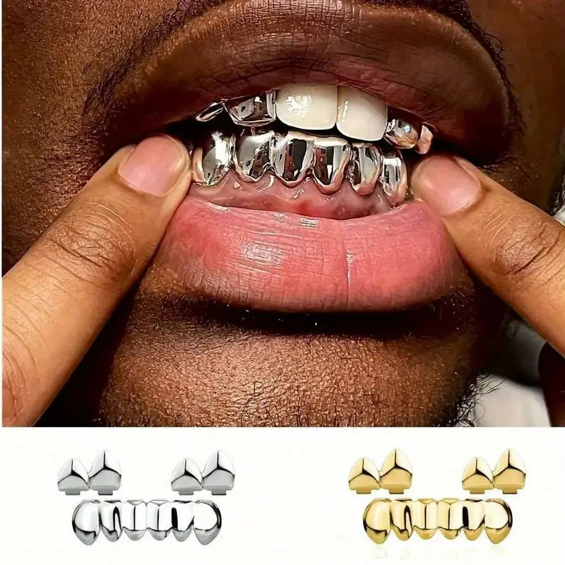 Grills Dents Dorées & Argentées – Brille comme une Star ✨