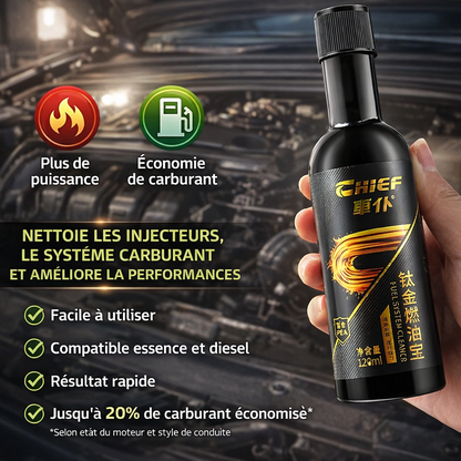 Nettoyant pour convertisseur catalytique de moteur automobile.