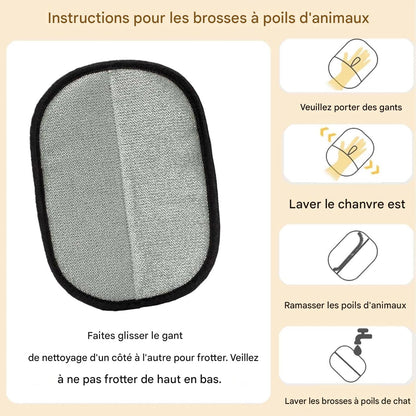 Gant Anti-Poils Électrostatique.