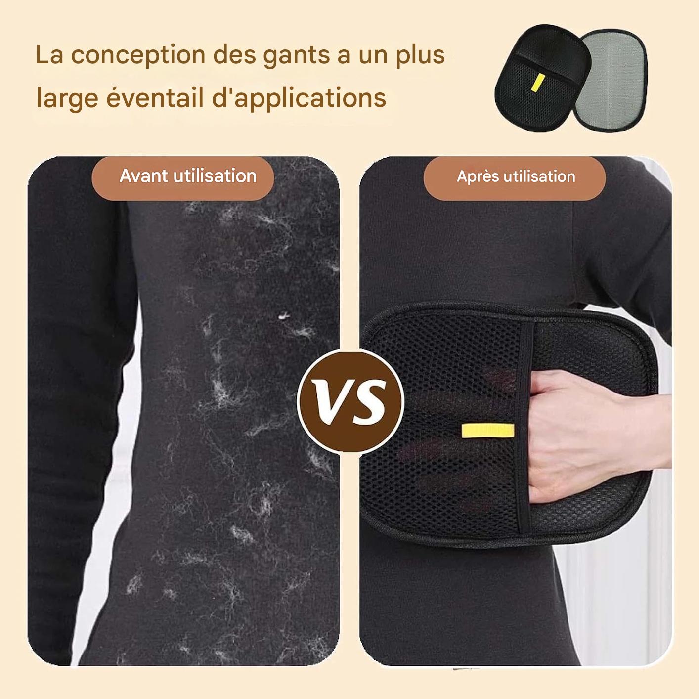 Gant Anti-Poils Électrostatique.