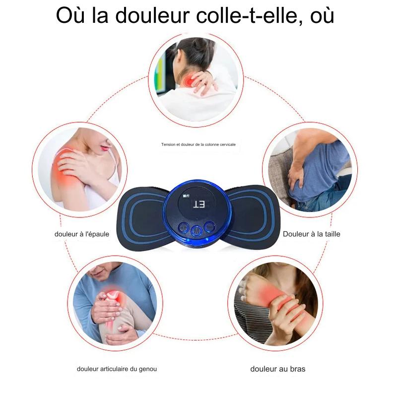 Mini Patch de Massage Papillon Rechargeable.