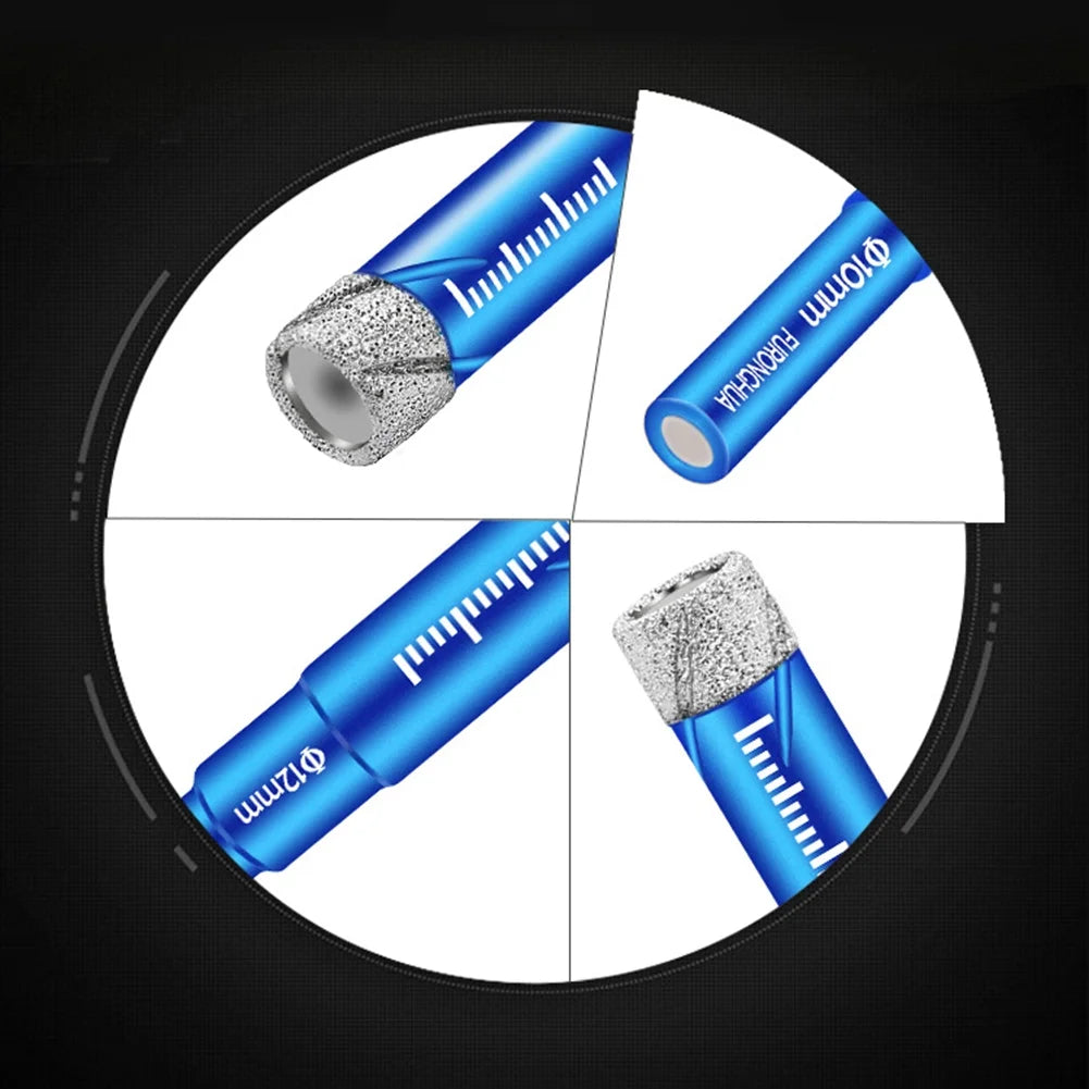 Lot de 6 Forets Diamant pour Carrelage.