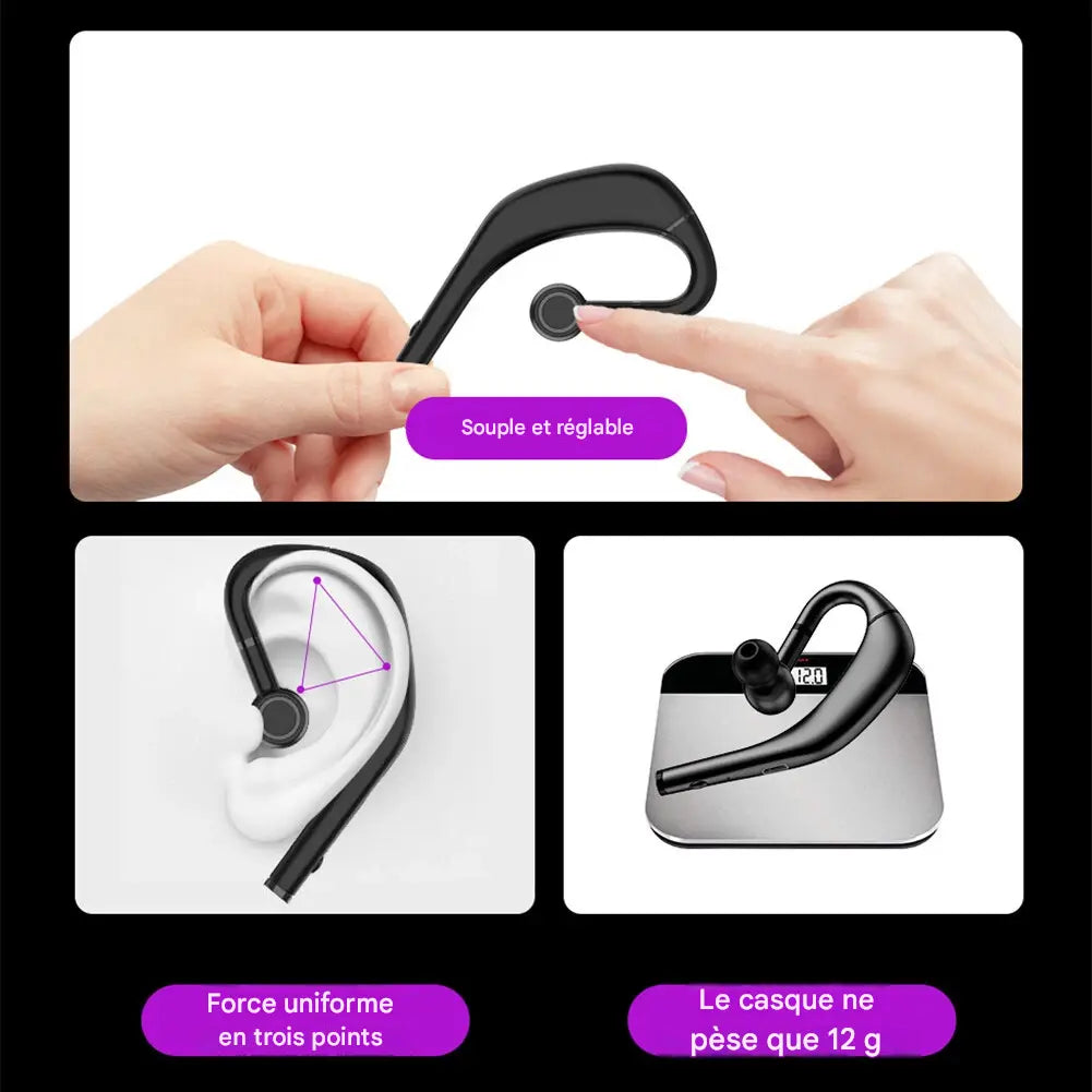 🚗 Conduisez En Toute Sécurité Avec Cette Oreillette Bluetooth.