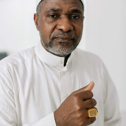 💍✨ Bague Sceau de Sulaymān – Symbole de Sagesse, de Pouvoir et de Protection.