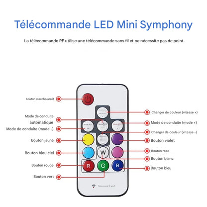 🔥 Bande LED RGB pour Voiture.