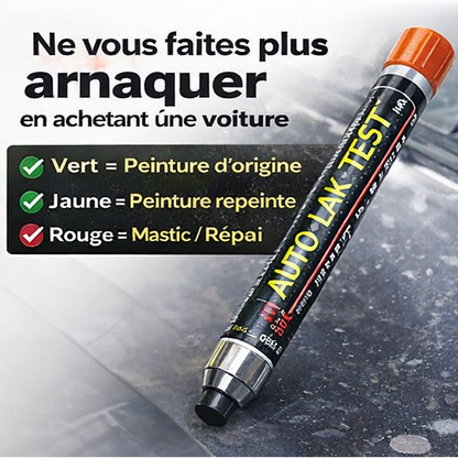 Testeur d’épaisseur de peinture voiture.