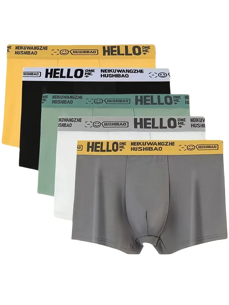 Lot de 5 Boxers Homme – Confort, Style et Fierté Ivoirienne.