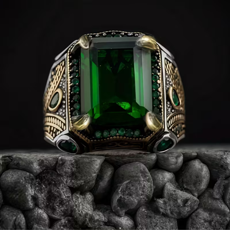 Bague Énergétique en Argent Sterling