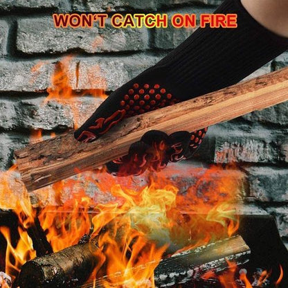 Gants de barbecue anti-chaleur.