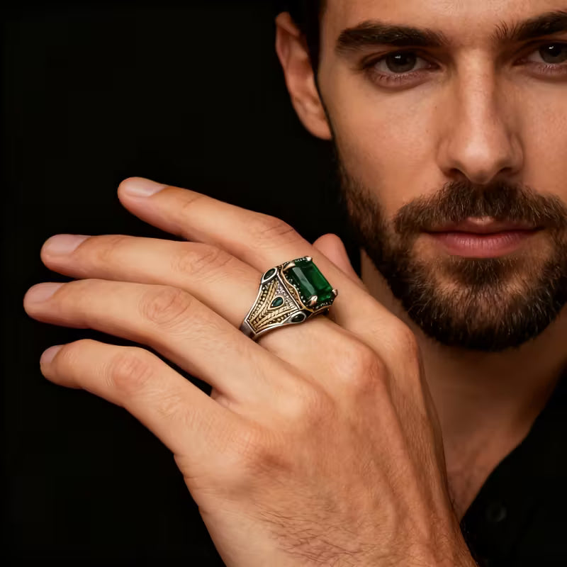 Bague Énergétique en Argent Sterling