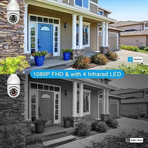 Pack Exclusif de Deux Caméras à Ampoule.