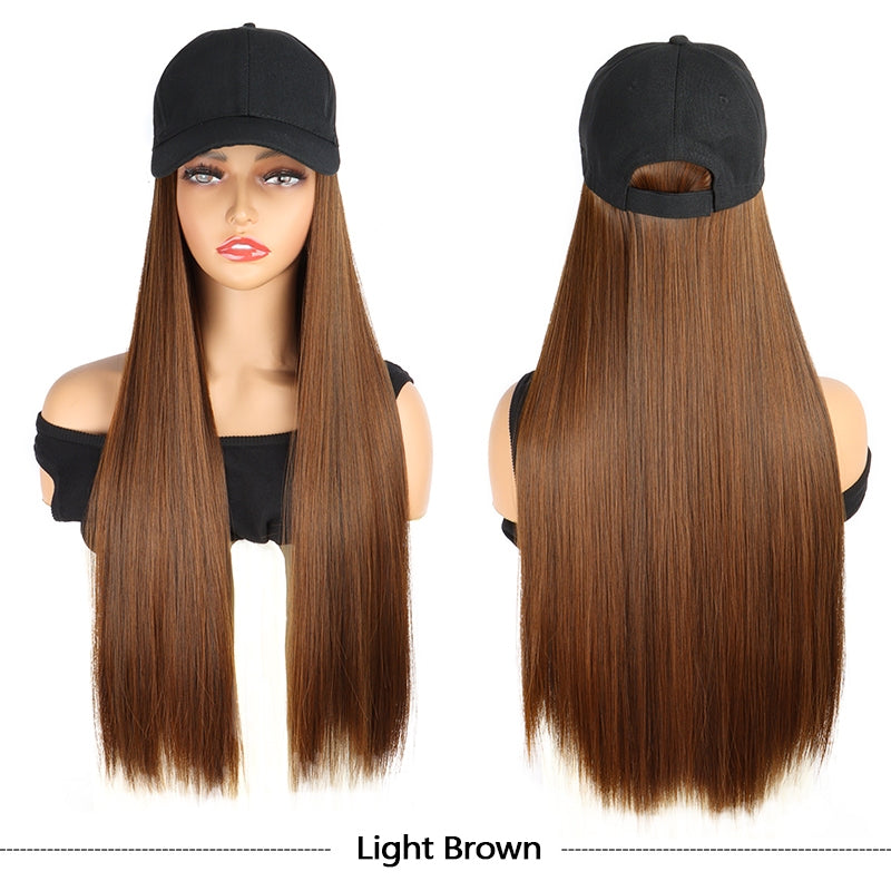 Casquette avec Perruque longueur 66,04 cm.