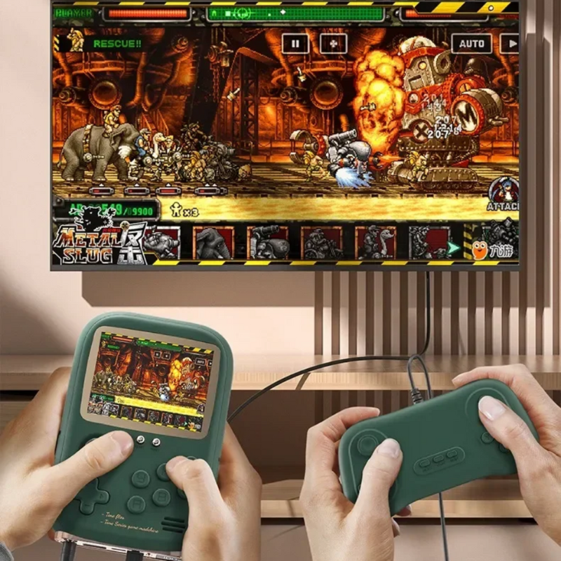 Console portable rétro pour jeux.