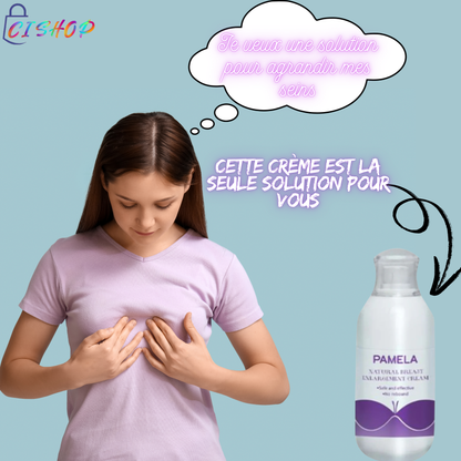Crème pour augmenter le volume des seins.