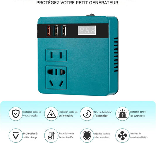 Convertisseur de Batterie Makita – Transformez Votre Batterie en Source d’Énergie Portable. Burkina