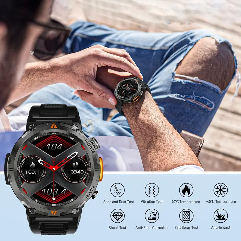 Montre Connectée Intelligente avec Éclairage LED