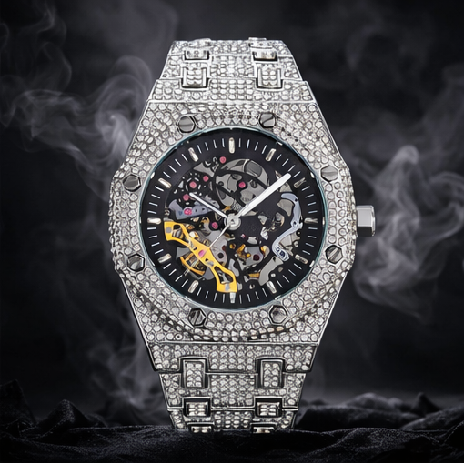 ICEDIAMOND montre mécanique automatique 💎🌟