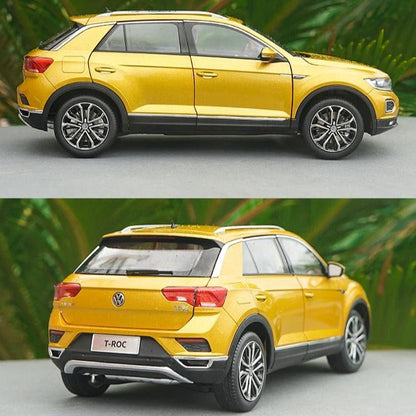 Version miniature du Volkswagen T-ROC 280 TSI à l'échelle 1:18.