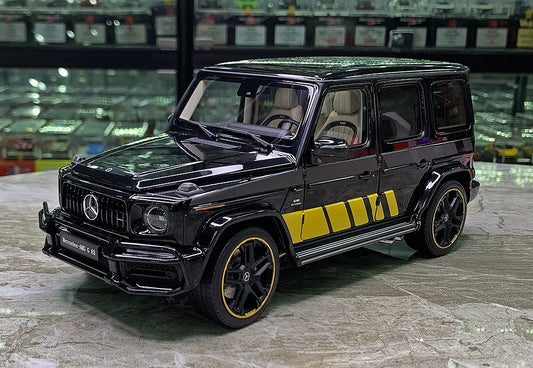 Mercedes-Benz G63 AMG – Édition Spéciale Noire & Jaune 1:18.