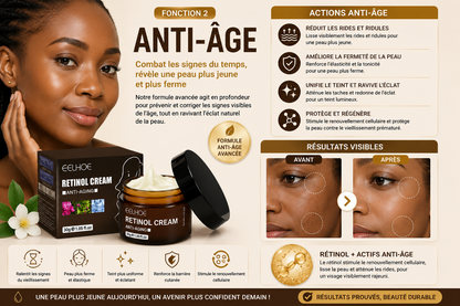 Crème Anti-Âge au Rétinol EELHOE.