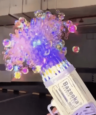 Pistolet à bulles 69 trous