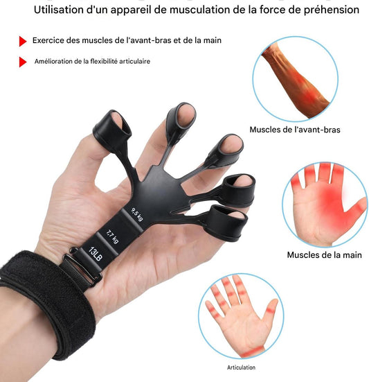 💪 Développez Une Poigne De Fer En Quelques Minutes Par Jour avec cet Entraîneur de doigts 🔥