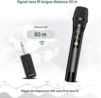 🎤 Microphone Sans Fil Bietrun – La Liberté de la Performance, La Clarté du Son 🎤