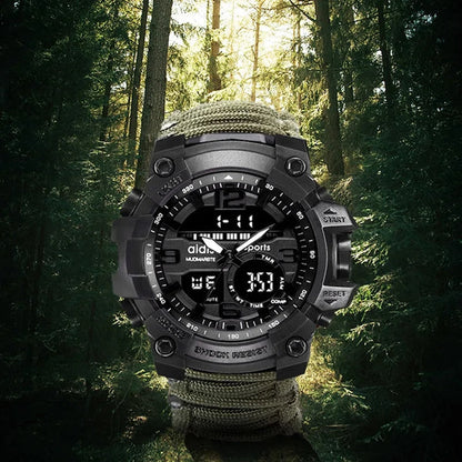 Addies – Montre de survie militaire multifonction.