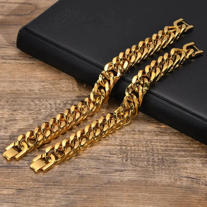 Bracelet cubain en or pour homme