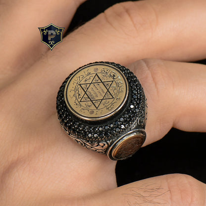 💍✨ Bague Sulaymān – Symbole de Sagesse, de Pouvoir et de Protection.