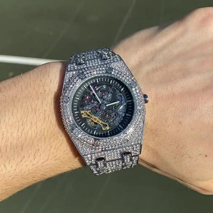 ICEDIAMOND montre mécanique automatique 💎🌟