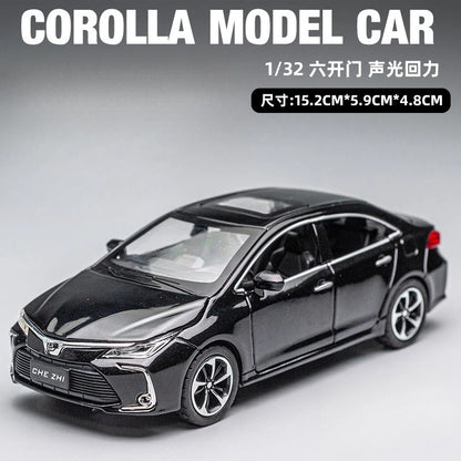 Toyota Corolla Miniature en Alliage – Réalisme, lumière et plaisir garanti 🚗✨