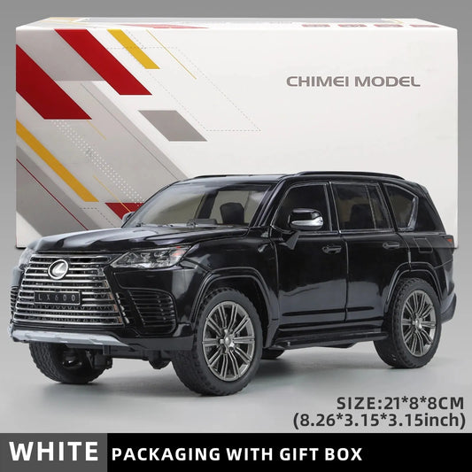 🇨🇮 1:24 LEXUS LX600 miniature Ultra Réaliste – Portes Ouvrantes, Son & Lumière