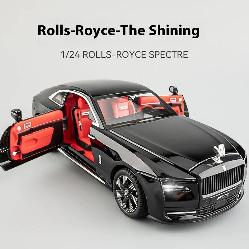 Voiture miniature Rolls-Royce Spectre 1/24 – “The Shining”