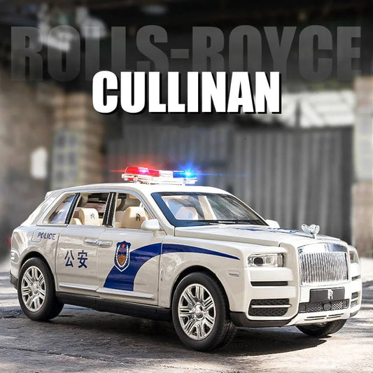 Modèle de voiture de police Rolls-Royce Cullinan.