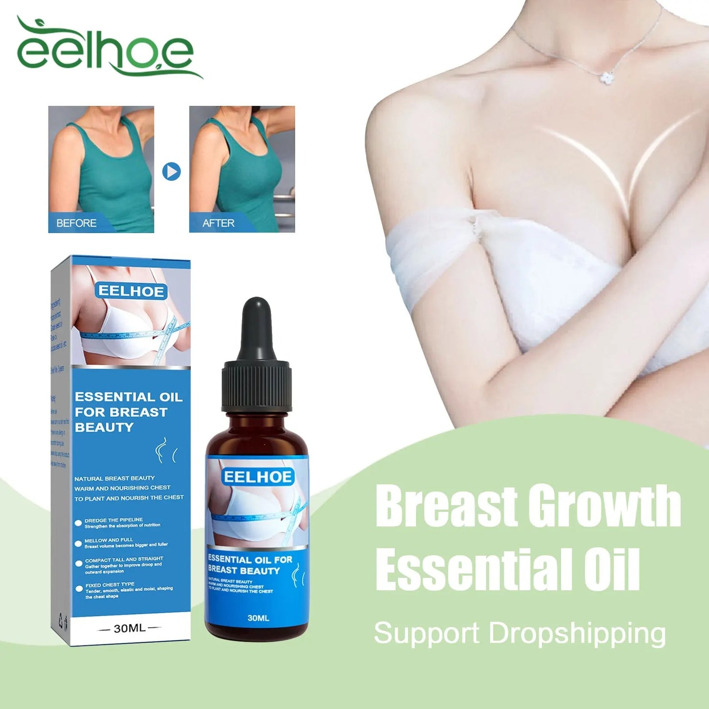 Huile d’Amélioration Naturelle du Buste.