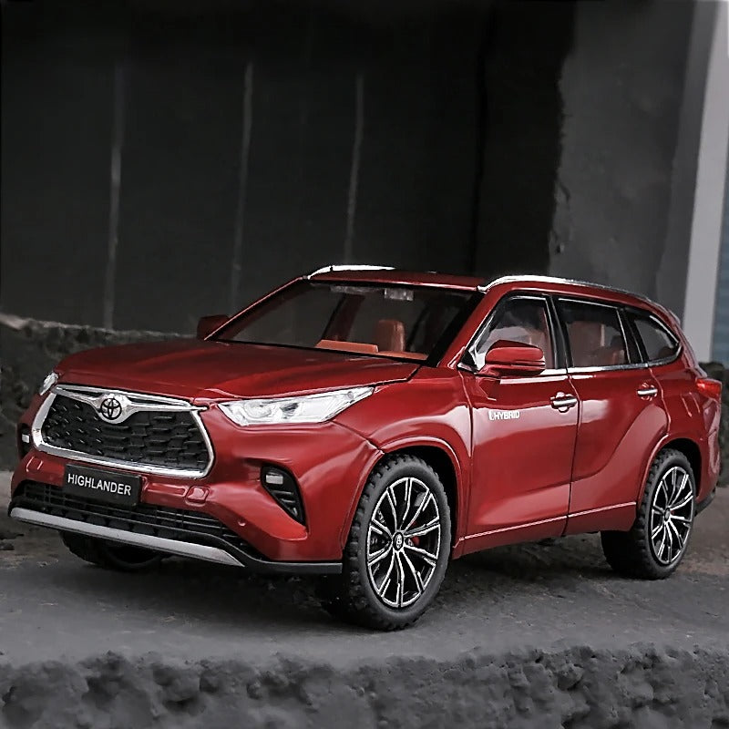 Voiture miniature 1:24 Highlander SUV en alliage.