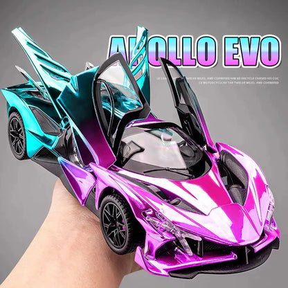 🚀 Modèle de voiture Apollo EVO 1:18 – L’hypercar futuriste à collectionner.