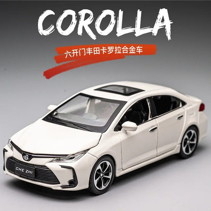 Toyota Corolla Miniature en Alliage – Réalisme, lumière et plaisir garanti 🚗✨